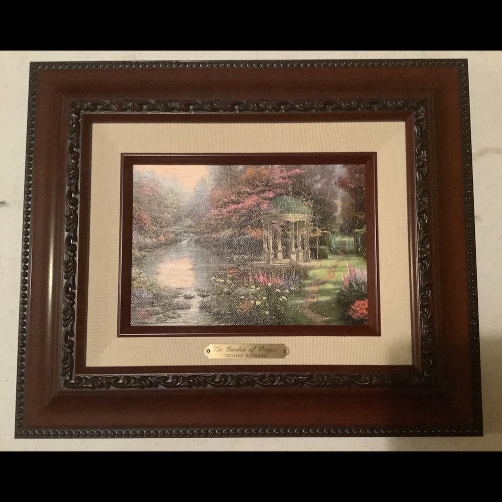 Thomas Kinkade Brushworks “Garden of Prayer”